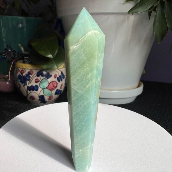 Caribbean Calcite Crystal Meditation Wand  (1) - Picture 6 of 12